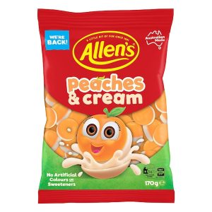 Allen's Peaches & Cream 170g