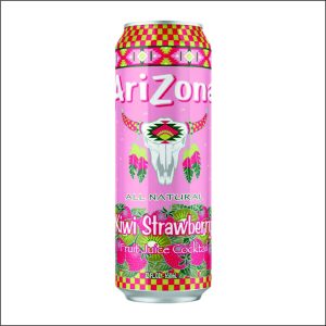 Boisson thé glacé Kiwi et fraise ARIZONA 680ml