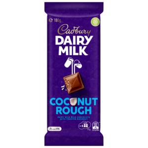 Tablette de chocolat CADBURY Dairy Milk à la noix de coco 180 g