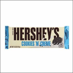 barre chocolat Cookies n Cream HERSHEY'S 40g