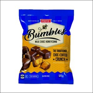 Chocolat MENZ Bumbles Choc Honeycomb 525g