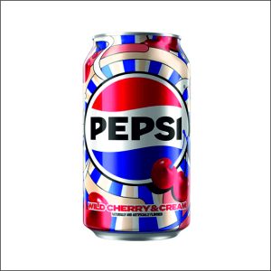 Boisson cerise PEPSI Wild Cherry & Cream soda 355ml