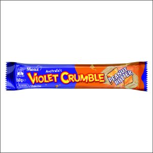 Barre beurre de cacahuète VIOLET CRUMBLE 50g