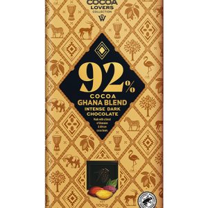Tablette de chocolat noir 92% Ghana WHITTAKER'S 100g