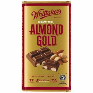 Tablette au chocolat WHITTAKER'S Almond Gold 250g