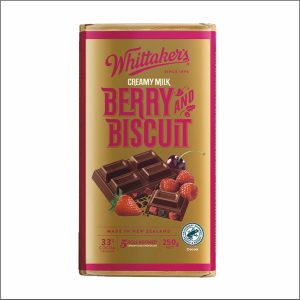 Tablette chocolat Berry Biscuits WHITTAKER'S 250g