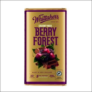 Tablette chocolat Berry Forest WHITTAKER'S 250g