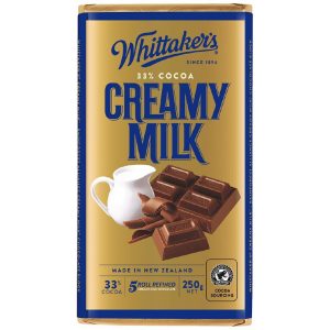 Tablette au chocolat WHITTAKER'S Creamy milk 250g