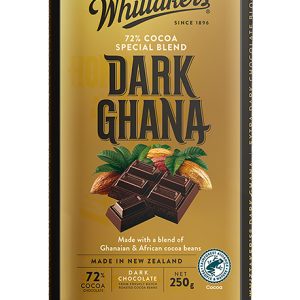 Tablette de chocolat noir Ghana 72% WHITTAKER'S 250g