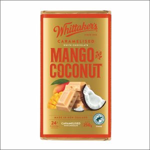 Tablette blanc mangue coco WHITTAKER'S 250g