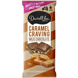 Tablette au chocolat DARRELL LEA Caramel Craving Block 180g