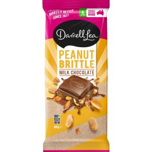 Tablette de chocolat croquant aux cacahuètes DARRELL LEA 160 g