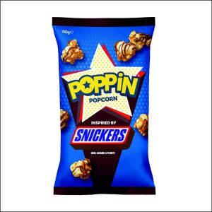 Popcorn SNICKERS prêt à consommer POPPIN 110 g
