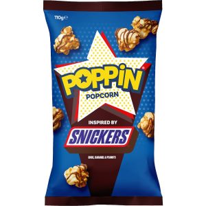Popcorn SNICKERS prêt à consommer POPPIN 110 g