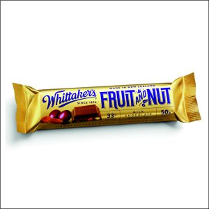 Chocolat WHITTAKER'S Fruit & Nut 50g