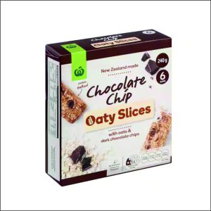 Barre céréales Woolworths pépites chocolat 240g