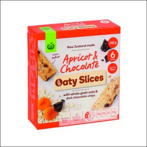 Barre céréales Woolworths abricot choco 240g