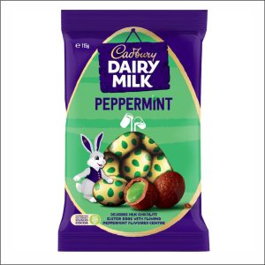Chocolat Pâques CADBURY Menthe poivrée 115g