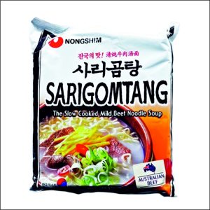 Soupe nouilles instantanés NONGSHIM Sari Gom tang Myun 110g