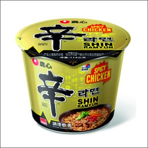 Soupe nouilles instantanées NONGSHIM Ramyun Spicy Chicken 114g