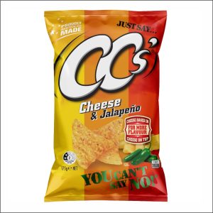 Chips maïs CC'S Fromage Jalapeño 175 g