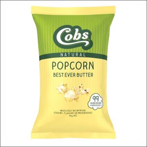 Popcorn naturel COBS au beurre 90 g