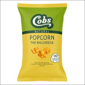 Popcorn naturel COBS cheddar 100 g
