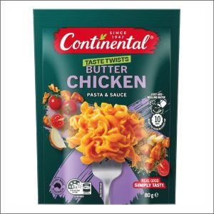 Taste Twists CONTINENTAL Pasta & Sauce Butter Chicken 80g