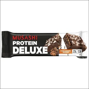 Barre MUSASHI Caramel Brownie 60g