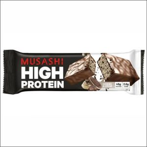 Barre MUSASHI Cookie & Cream 90g