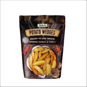 Potato Wedges, Smoked Chilli & Garlic, 100g DJ&A